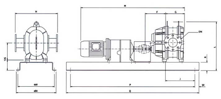 Albin凸輪轉子泵MG07結構圖
